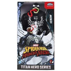 Spider-Man Maximum Venom - Venom (Action Figure 30cm con Blaster Titan Hero Blast Gear)