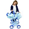 Giochi Preziosi - Cicciobello - Carrozzina 4 Ruote, Tessuto Personalizzato con Grafica Cicciobello, con tanti pratici Accessori,