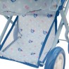 Giochi Preziosi - Cicciobello - Carrozzina 4 Ruote, Tessuto Personalizzato con Grafica Cicciobello, con tanti pratici Accessori,