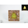 QUADRO LEGNO LUMINOSO CON ALBERO