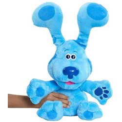 Giochi Preziosi - Blue s Clues & You - Peluche Blue Gioco del Cucù, con suoni, premigli il pancino e solleverà le orecchie, BLU0