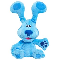 Giochi Preziosi - Blue s Clues & You - Peluche Blue Gioco del Cucù, con suoni, premigli il pancino e solleverà le orecchie, BLU0