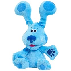 Giochi Preziosi - Blue s Clues & You - Peluche Blue Gioco del Cucù, con suoni, premigli il pancino e solleverà le orecchie, BLU0