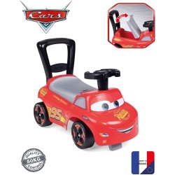 Disney Cars - Prima Auto Portaoggetti con funzione di rotazione per bambini dai 10 mesi in poi, contenitore per giocattoli, 7600