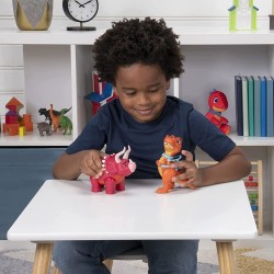 Giochi Preziosi - Dino Ranch Set Dinosauri Deluxe, Inclusi 2 Dinosauri, DNA02000