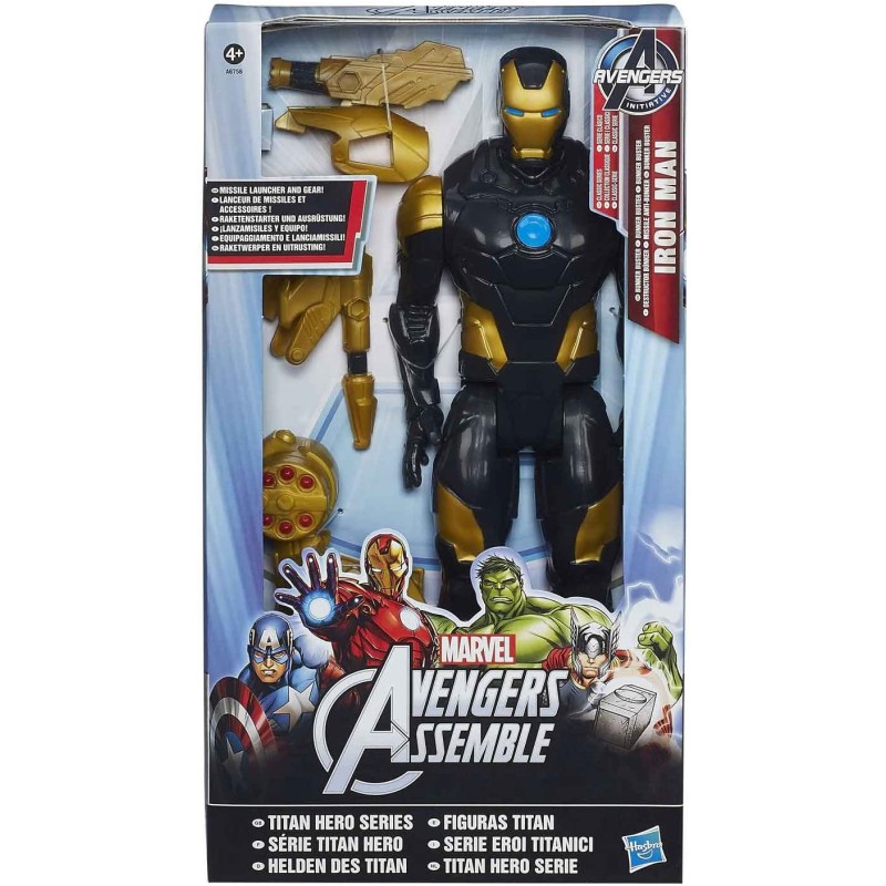 Hasbro - Marvel Avengers Iron man deluxe, missile anti bunker A6756E27 Hasbro - Marvel Avengers Iron man deluxe, missile anti bunker A6756E27