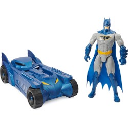 DC Comics - Kit Batmobile + modellino di Batman da 30 cm, rif. articolo 6058417, giocattolo per bambini dai 4 anni in su
