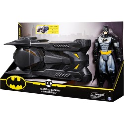 DC Comics - Kit Batmobile + modellino di Batman da 30 cm, rif. articolo 6058417, giocattolo per bambini dai 4 anni in su
