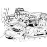 Lisciani Giochi - Disney Puzzle DF Maxi Floor 24 Cars Puzzle per Bambini, 86634