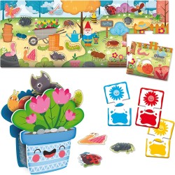 Lisciani Giochi - Carotina Baby Logic 3D Il Prato, 92550
