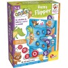 Lisciani Giochi - Carotina Happy Flipper, Gioco Action per Imparare Le Prime Paroline, 97098