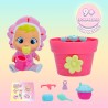 Imc Toys - CRY BABIES MAGIC TEARS Happy Flowers, Mini Bambola Sorpresa Cry Babies con 9 Accessori, 86227IME