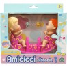 Giochi Preziosi - Cicciobello Amicicci - Il Nuovo Set Comprende Una Giostrina Colorata A Due Posti Per Giocare Con Gli Amicicci 