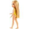 Mattel - Barbie Beach Doll Chelsea Bionda in Shell Design, GLN70