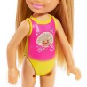 Mattel - Barbie Beach Doll Chelsea Bionda in Shell Design, GLN70