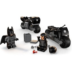 LEGO 76179 - Super Heroes Inseguimento sulla Moto di Batman e Selina Kyle, con Motociclette e Bat-Segnale Fosforescente - LG7617
