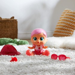 Imc Toys - CRY BABIES Fun N  Sun Ella | Bambola Interattiva che Piange Lacrime Vere ed É Progettata per Giocare Dentro e Fuori D