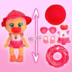 Imc Toys - CRY BABIES Fun N  Sun Ella | Bambola Interattiva che Piange Lacrime Vere ed É Progettata per Giocare Dentro e Fuori D