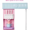 Mattel - Barbie - Playset Gelateria con Bambola con Macchina per Gelato, Accessori, 2 Tipi di Pasta Modellabile, Giocattolo e Re