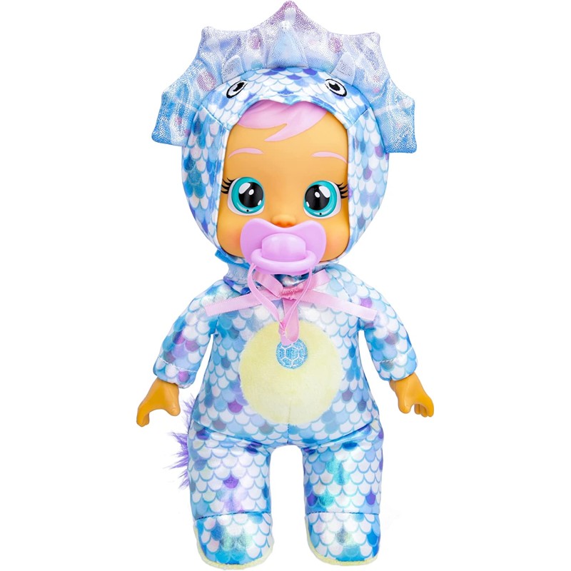 Imc Toys - Cry Babies Tiny Cuddles Dino Azzurra, 88634IM Imc Toys - Cry Babies Tiny Cuddles Dino Azzurra, 88634IM