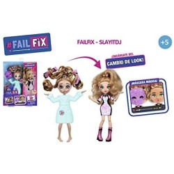 Failfix - Bambola che Cambia Look, Personaggio Slayit Dj per Bambini a Partire da 4 Anni, 700016074