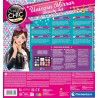 Clementoni - Crazy Chic Unicorn Mirror-Trousse con Cerchio Luminoso, Console con Trucchi Lavabili e Pennelli Professionali, Set 