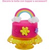 Mattel - Barbie-PlaySet Pasticceria con Bambola dai Capelli Rosa, 2 Barattolini di Pasta Modellabile - HGB73