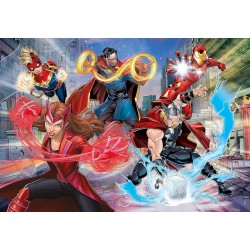 Clementoni - 20347 - Glitter The Avengers 104 pezzi - Cartoni animati, Marvel, Supereroi, Supercolor Puzzle