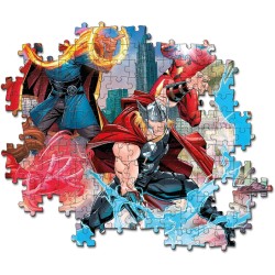 Clementoni - 20347 - Glitter The Avengers 104 pezzi - Cartoni animati, Marvel, Supereroi, Supercolor Puzzle