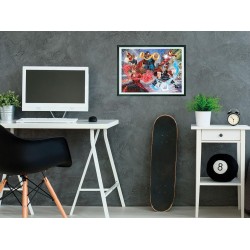 Clementoni - 20347 - Glitter The Avengers 104 pezzi - Cartoni animati, Marvel, Supereroi, Supercolor Puzzle