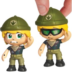 Famosa - ACTION HEROES Dino Pack, 2 dinosauri, 1 personaggio, accessori, ACN00010