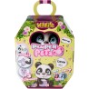 Simba - Pamper Petz Panda, simpatico animaletto con pannolino con funzione color-change, zampa magica, tre sorprese, 15 cm, 1059