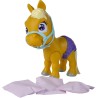Simba - Pamper Petz Pony, +3 anni, 24 cm, con accessori, gender reveal, certificato di adozione, 105950009S06