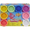 Hasbro Play-Doh 8 Pack Rainbow, 8 Barattoli, E5062EU40