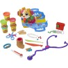 Hasbro - Play-Doh - Set da Veterinario, playset con Cane Giocattolo, trasportino, 10 Strumenti, 5 Colori, F36395L00