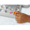Hasbro - Play-Doh, Kitchen Creations, La Caffetteria Super Colorata, playset con 20 accessori e 8 vasetti di pasta modellabile -