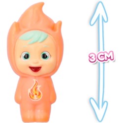 IMC Toys - CRY BABIES Little Changers Sparky | Capsula collezionabile a forma di fiore che include una mini Doll, una Pipetta e 