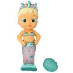 Bloopies Mermaids Sirenetta Flowy, Bambola amici del Bagnetto, Coda da Sirena Cambia di Colore, Giocattolo da Bagno per Bambina 