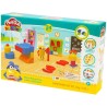 Grandi Giochi - Play Doh Blocks, Set Lettere e Numeri 24 Pezzi con Costruzioni e Pasta da Modellare, Pld04000