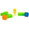 Grandi Giochi - Play Doh Blocks, Set Lettere e Numeri 24 Pezzi con Costruzioni e Pasta da Modellare, Pld04000