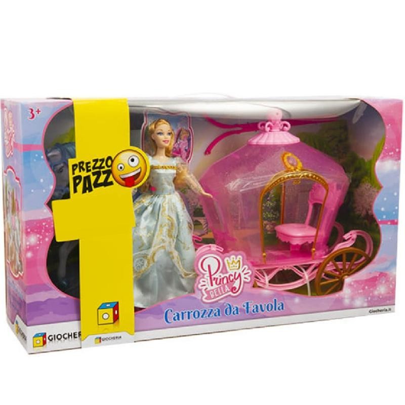 Princy Bella - carrozza da favola rosa con bambola, GGI210108 Princy Bella - carrozza da favola rosa con bambola, GGI210108