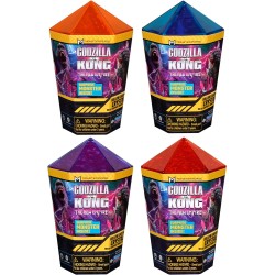 Giochi Preziosi - Godzilla X Kong Mini Personaggi In Cristallo - Personaggi Alti 5 Cm Al Interno Di Cristalli Di Colore Differen