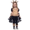Rubies Costume Giraffa Tutu per ragazze, vestito con tutu e coda, diadema, guanti, scaldamuscoli e collant