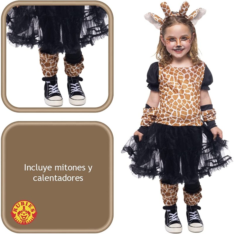 Costume Enchantimals Felicity Fox Per Bambine, Taglia M (5-7 Anni) - Vestito E Fascia Con Orecchie
