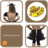 Rubies Costume Giraffa Tutu per ragazze, vestito con tutu e coda, diadema, guanti, scaldamuscoli e collant