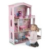Princy Bella - Casa delle bambole in legno, 3 piani con ascensore funzionante, 116cm, GGI210119