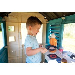 Smoby - Casetta Sweety Corner Gelateria, + 2 Anni, con 18 Accessori Inclusi, 7600810718