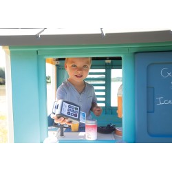 Smoby - Casetta Sweety Corner Gelateria, + 2 Anni, con 18 Accessori Inclusi, 7600810718