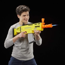 hasbro ar-l fortnite nerf elite, blaster con 20 dardi