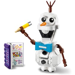 lego frozen olaf 41169, set di costruzione per bambini +6 anni